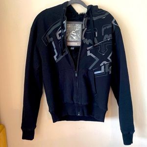 FOX SASQUATCH winter zip up hoodie with Faux fur